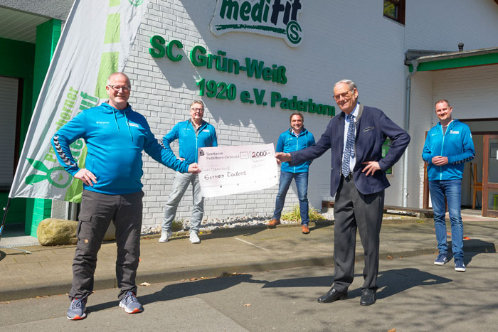 2.000 EUR für die German Doctors vom Paderborner Osterlauf