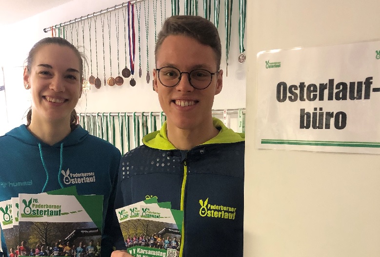 Osterlaufbüro eröffnet