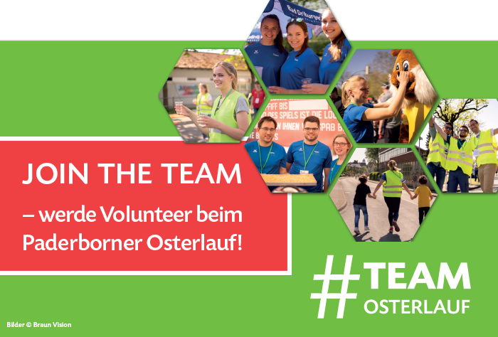 Helfer beim Osterlauf