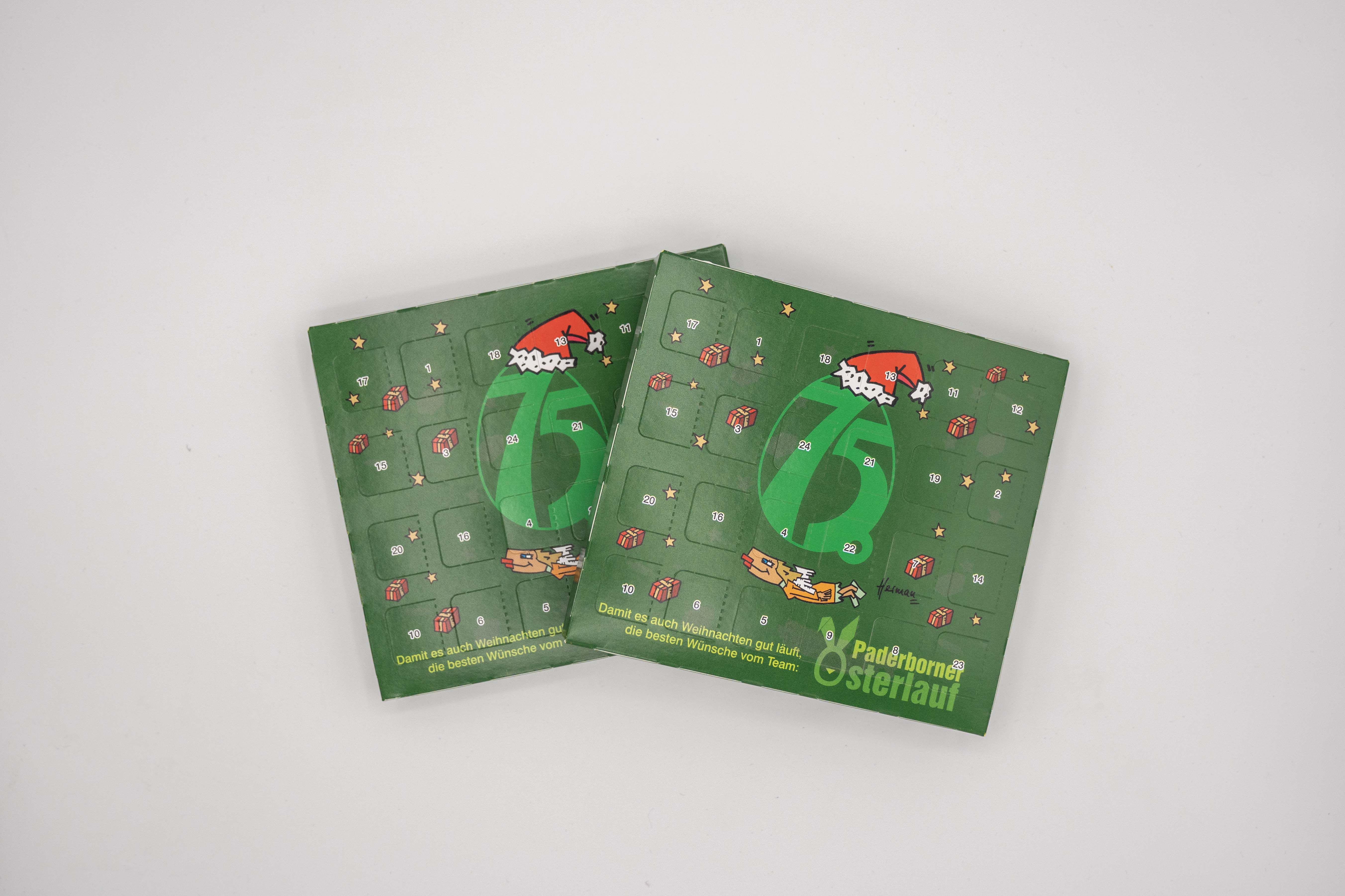 Jetzt im Shop: der Osterlauf-Adventskalender